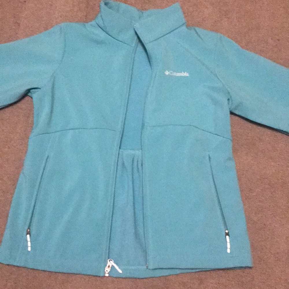blue columbia wind jacket